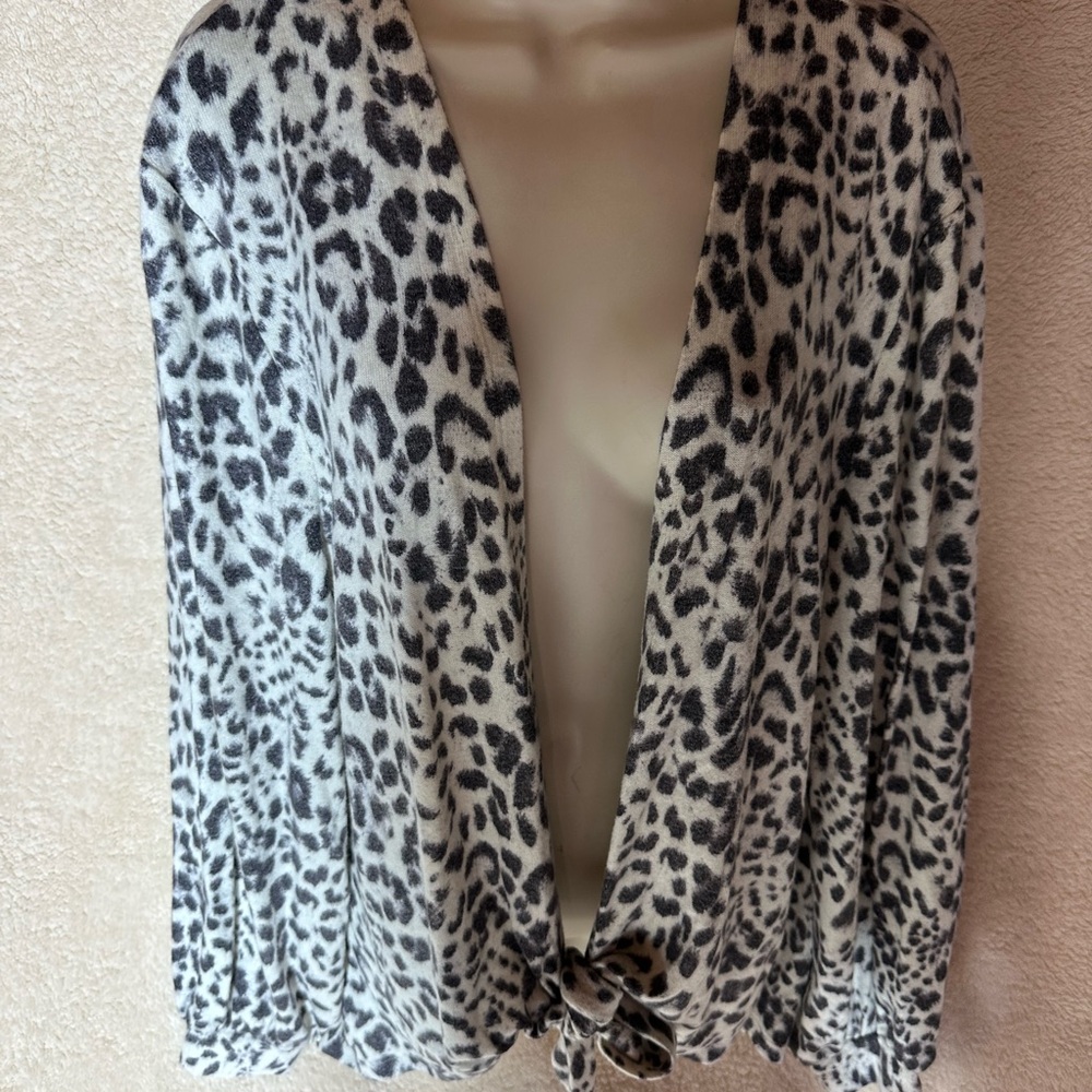 Leopard Print Cardigan